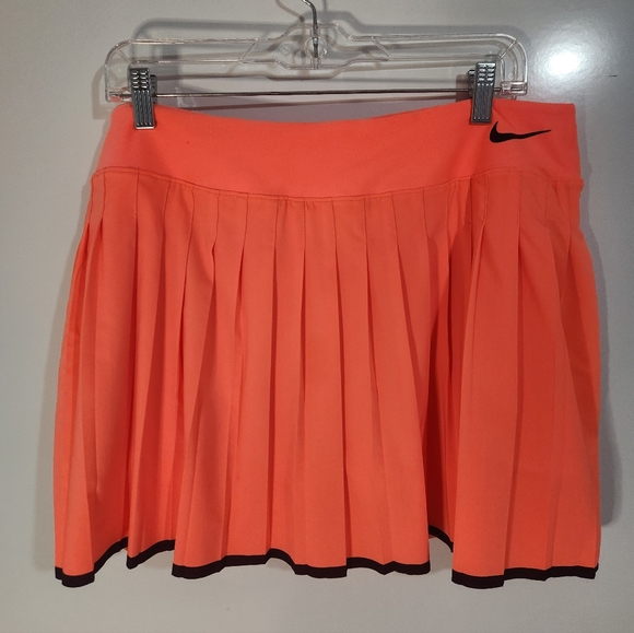Nike Dresses & Skirts - Nike Women's Orange Pleated Skirt